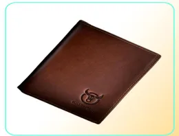 RFID men039s leather wallet short vertical locomotive British multifunction card package75577081964268