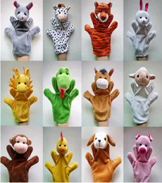 2313 cm großer Zodiac Animal Hand Puppet Doll Storytelling für Kinder im Kindergarten 12 Zodiac Plüschspielzeug Finger sogar9899144