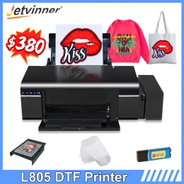 طابعة الفئران DTF لـ Epson L805 DTF Tshirt Printing Hine Transfer مباشرة طابعة الفيلم لأحذية هوديز النسيج A4 DTF Printer