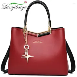 Вечерние сумки LANYIBAIGE, 5 цветов, кулон со звездой, женская модная сумка через плечо, большая вместительность, повседневная простая дорожная сумка высокого качества