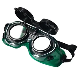 Okulary przeciwsłoneczne Ochrona Oczy Brazy Flipup lutownicze gogle wycinanie trwałych dwie warstwy soczewki bezpieczeństwa miękka ramka przemysłowa Weldin3649295
