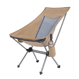 Cadeira dobrável ao ar livre ultra leve portátil mazha acampamento pesca arte esboçar pequeno banco cadeira de praia cadeira da lua