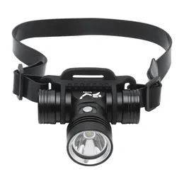 Diving headlamp LED head mounted outdoor strong light charging underwater lighting operation waterproof searchlight