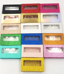 Rosa, Blau, Gold, Rot, ganzes Quadrat, falsche Wimpern, Verpackungsbox, gefälschte 3D-Nerzwimpernboxen, künstliche Cils, magnetische Hülle, leere Wimpern, 5313084