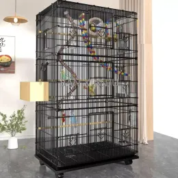 Nests Parrot Metal Bird Cage Perches Accessories Lovebird Pigeons Bird House Outdoor Parakeet Maisons Et Habitats Outdoor Garden Hut