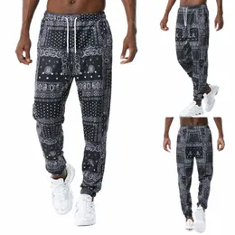 Pantaloni da uomo casual elastici Baggy Hippie Yoga Harem Pantaloni da uomo Elastico in vita Pantaloni da jogging traspiranti Pantaloni da jogging per Jogger Nuovo D9kZ #