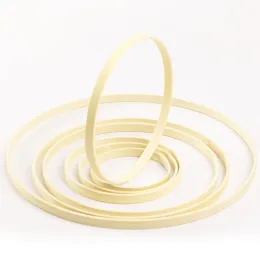 Hantverk 8st/set 10 13 15 18 20 27 27 30 cm rund blommig kransbåge trä catcher ring bambu cirkel hoop ram diy trä hantverk verktyg