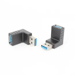 2024 männlicher bis weiblicher Rechtswinkel USB 30 -Adapter für die Computerdatenerweiterung mit L Typ 90 Grad Anschluss oberes Ellbogendesign für obere für
