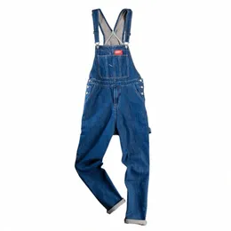 Pantales Vaqueros Azules Para Hombre、MO、PETO DE PETO、PANTALES VAQUEROS RECTOS、HIP HOP、COREANOS C PANTALES CARGO BOLSILLO GRANDE、ROPA I Y6QA＃