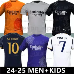 24 25 BELLINGHAM VINI Jr camisas de futebol MBAPPE Tchouameni 2023 2024 camisa de futebol Real Madrids CAMAVINGA Rodrygo MODRIC Camisetas homens crianças kit uniformes fãs jogador