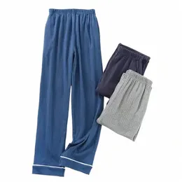 LG Sleepwear Pants Men for Home Pijama casual antair winter Winter Pajama Warm Cott and A6RN#