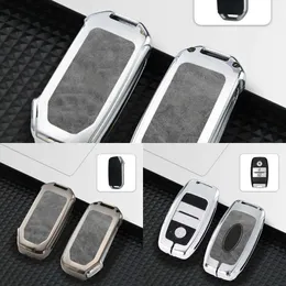 Update Alloy Car Key Case Cover Shell Fob For Kia Elantra Verna Sportage Cerato Optima K2 K3 K4 K5 Rio Picanto Sorento Sedona Keyrings