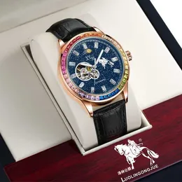 Duca di Lorena autentico orologio meccanico da uomo con cielo stellato di fascia alta Sea Phantom bello famoso