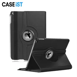 Caseist Luxury Leather Tablet Case Smart 360 Rotating Flip Litchi Grain Stand Holder Folio Cover för Apple iPad Air Mini Pro 1 2 3 4 5 6 7 8 9 10: e generation 10.5 11 12,9 tum