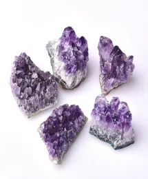 Natural Amethyst Crystal Cluster Quartz Raw Crystals Healing Stone Decoration Ornament Purple Feng Shui Stone Ore Mineral av Hope16047390