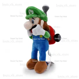 Plush Dolls 25cm Bros Plush Toys Luigi محشو بالألعاب Anime Doll Plushie للأطفال Kawaii Collection Collection Doll Doll Doll T240325