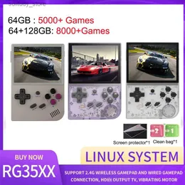Портативные игровые плееры ANBERNIC RG35XX Ретро портативная игровая консоль Система Linux 3,5-дюймовый I-экран Cortex-A9 Портативный видеоплеер 5000+Игры Q240326