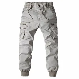 Spodnie Cargo Mężczyzny Jogging Spodnie Cott Cott Pełna długość militarnej męskiej odzieży streetwearu Męskie prace Tactical Tracksuits Plus Size 02MQ#
