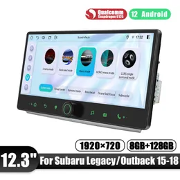 Joying 12.3 "Android 12 dla Subaru Legacy Outback 2015-2018 Główny samochód Radio GPS