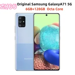 改装されたSamsung Galaxy A71 5G A716 6.7インチ128GB ROM 6G LTE携帯電話Octa-Coreスマートフォン1 SIM