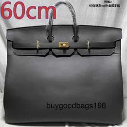 60cm Handbags Customized Limited Edition Bag Hac Large Travel Capacity Leather Domineering Mens Have Logo Li5f SCD5