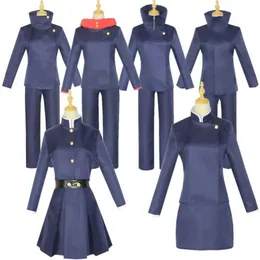 Cosplay trajes de anime jujutsu kaisen role-playing masculino itadori yuji fushiguro megumi gojo satoru come kugisaki nobara zenin maki vestido uniforme feminino c24321