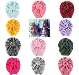 INS Fasce per capelli carine per bambini 20 colori Fasce elastiche morbide per neonate Fasce per la testa Copricapo per bambini 3M2Y Fasce per capelli turbante per bambini Bambini 9809237