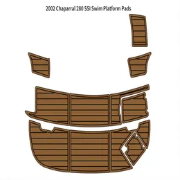 2002 Chaparral 280 SSI Платформа для плавания Шаговая лодка из пены EVA из тикового дерева Напольный коврик SeaDek Морской коврик в стиле Gatorstep Самоклеящийся
