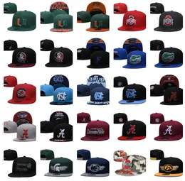 America College Buckeyes Crimson Gator Hurricanes Clemson Badgers snapback chapéus esporte 32 times futebol beisebol basquete Snapbacks Hip Hop 10000 designs chapéus