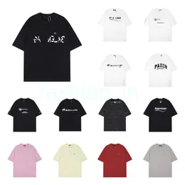 designerka koszulka Paris koszulka graficzna koszulka hip hop letnie modne tee projektanci damski topy bawełny tshirts polo Polos krótkie ubrania wysokiej jakości