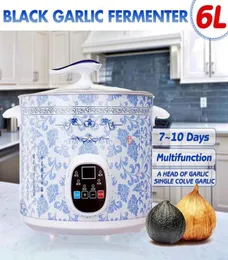 6L Automatisk svart vitlöksfermenter Hem DIY Multifunktionell zymolys Yoghurt Maker Natto Rice Wine Maker Machine Matlagningsverktyg2777548398