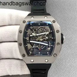 Richrsmill Watch Swiss Watch vs Factory Carbon Fiber Automatisk toppkvalitet Dial Rubber Strap Date Millesr RM61-01 Antar OUTFFFVTXFM3