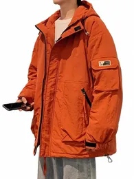 2023 nuovi uomini di inverno Parka spessi caldi giacche multi-tasche casual giacca a vento con cappuccio imbottitura cappotto termico Plus Size 8XL M7rn #
