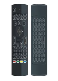 MX3 Backlight X8 Mini Keyboard IR Learning Qwerty 24G اللاسلكي التحكم عن بُعد 6Axis Fly Air Mouse Backlit for Android TV Box6144679