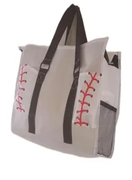Outdoor-Taschen SQURE Softball Baseball Strand Handtasche Große Reise Duffle Bag Canvas Designer Fußball Frauen Shopping Totes Sport Fit9934282
