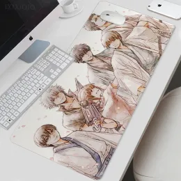 Almofadas anime gintama mouse pad jogos xl hd novo grande personalizado mousepad xxl borracha natural escritório macio pc desktop mouse pad