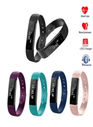 ID115HR inteligentna bransoletka zegarek ciśnienie krwi Monitor Monitor Smart Watch Fitness Tracker Wodoodporny inteligentny zegarek na iPhone 2780535