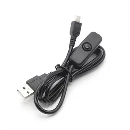 2024 USB -DC 케이블 5V 2.5A 마이크로 USB 케이블 충전기 Raspberry Pi 4 4B 5V 3A 유형 C를위한 AC 전원 공급 장치