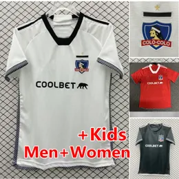 2024 2025 Colo-Colo 축구 유니폼 Vidal Solari Falcon Football Shirt 23 24 Colo Zavala Bolados Gil Maillots Palacios Pavez Camiseta 남녀 어린이 유니폼