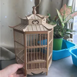 Gniazda drewniana nosidełek Parrot Bird Cages Canary luksus ptak klatki budgie park voladera para pajaros jaulas ptaków zewnętrzny WZ50BC