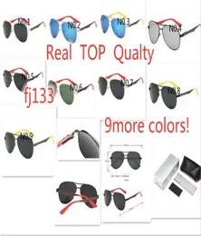 2020 óculos de sol da marca vintage piloto óculos de sol proíbe uv400 masculino feminino ben vidro bain lentes com case7643098