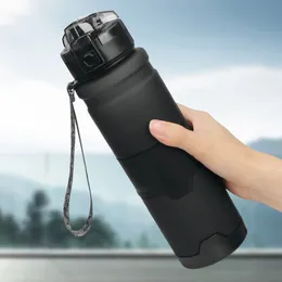 1000 ml BPA-freie Sportwasserflasche für Outdoor-Reisen, tragbar, auslaufsicher, umweltfreundliche Kunststoff-Trinkflaschen für Früchtetee 240325