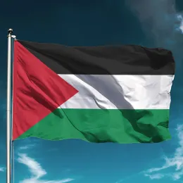 Zubehör, Flagge des Staates Palästina, Nationalfeiertag, Banner, fliegend, im Freien, Dekoration, Gartendekoration, Wandhintergrund, Jubel, Unterstützung, froh