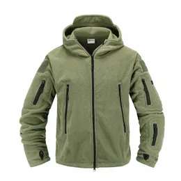 Taktische Fleecejacke Militäruniform Soft Shell Casual Kapuzenjacke Männer Thermal Army Kleidung G3a0 #