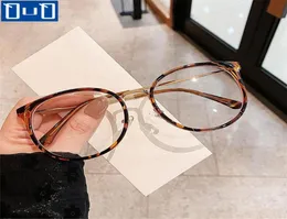 Sonnenbrille Qutzzmnd Vintage Antiblue Light Gläser Rahmen Frauen Männer Mode rund Größe Metall Optical Spectacle Eyeglass Comput8880785