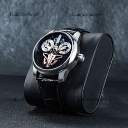 Oblvlo Men's Automical Mechanical Watchステルスファイタースケア