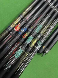 12pc grafit grafitu z włókna węglowego Nineball Billiard Bilard Cue z jednostką stawową 240321