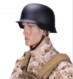 Capacete tático ww2 elite alemã wh exército m35 m1935 capacete de aço stahlhelm cinza w2203118047817