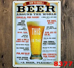 Metal Painting Beer Poster 4000 style Corona Extra Tin Signs Retro Wall Stickers Decoration Art Plaque Vintage Home Decor Bar Pub5808384