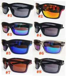 MOQ10PCS marca colorido vento ciclismo óculos homem pesca motocicleta óculos de sol espelho esporte ao ar livre óculos para mulheres 1479828